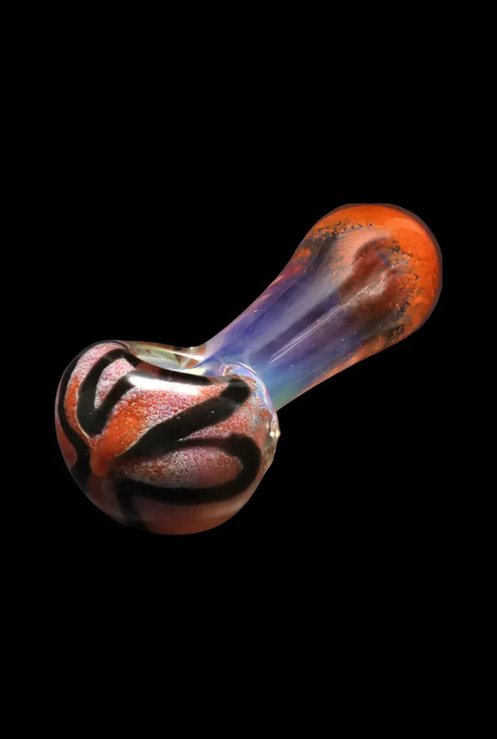 3-inch Glass Multi-Color Dots Hand Pipe